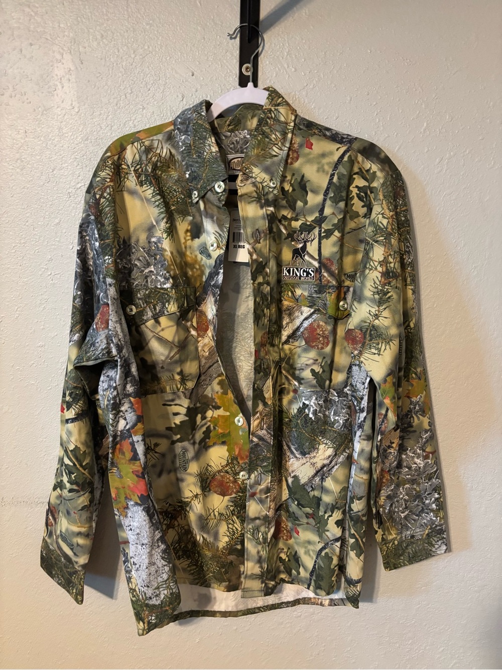 King's Camo Hunting Jacket - Olive Green Camouflage